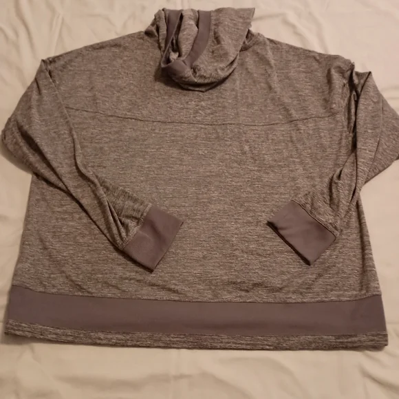 Mondetta Performance Luxury Hooded Pullover Womens Size XL Purple Grey - Picture 7 of 8